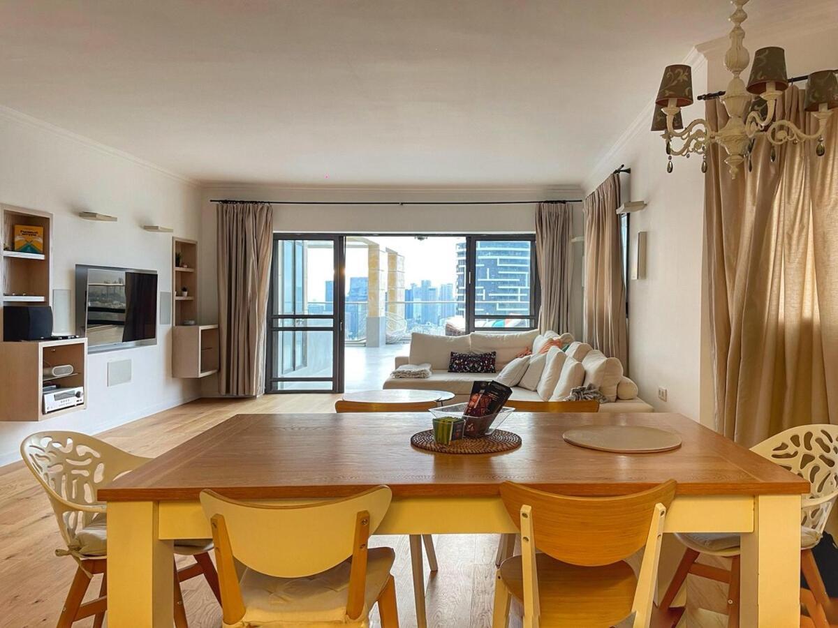 Beautiful Penthouse W/Amazing View, Prime Location Apartment Ramat Gan Ngoại thất bức ảnh