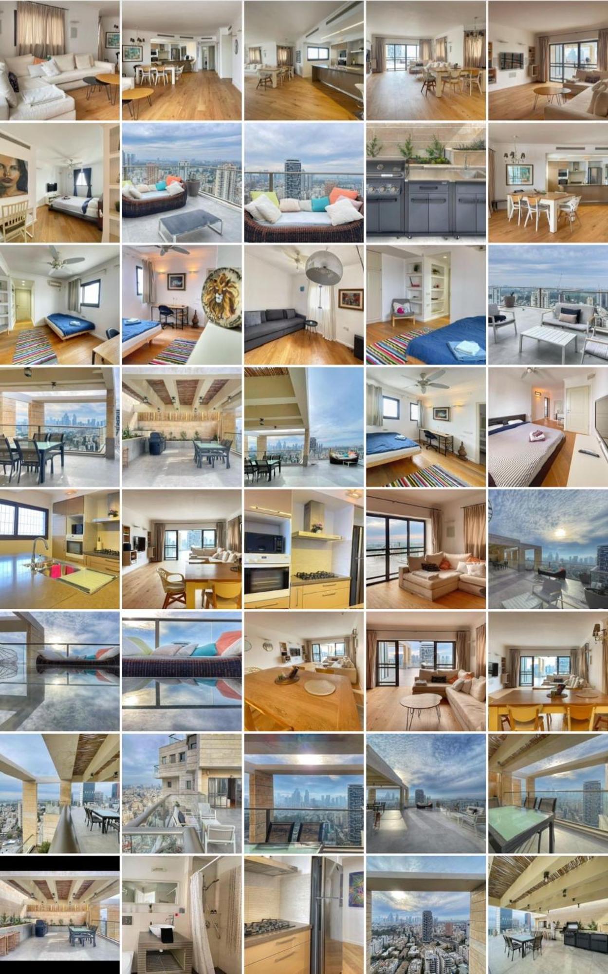 Beautiful Penthouse W/Amazing View, Prime Location Apartment Ramat Gan Ngoại thất bức ảnh
